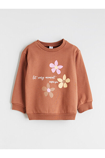 LC Waikiki Vision New Season Cycling Collar Printed Girls' Sweatshirt 2-Pack