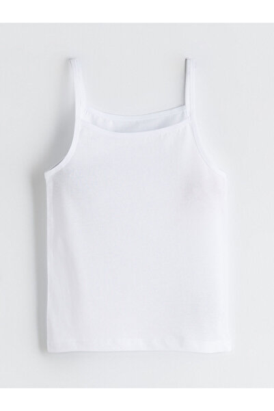 LC Waikiki Vizyon New Season Square Neck Girls' Tank Top 3-Piece Set