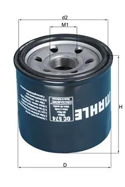 MAHLE OC574 Yag Filtresi 1541APWB1900 1651003G00 1651003X07
