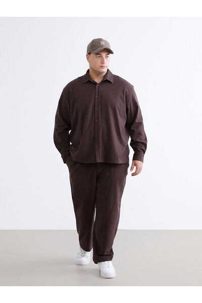 LC Waikiki Plus Size Comfortable Fit Men's Trousers