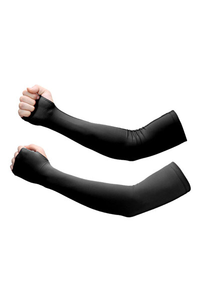 HALAMODO أكمام ذراع تبريد للحماية من أشعة الشمس في الصيف، أبعادها 16 × 1 × 14 سم