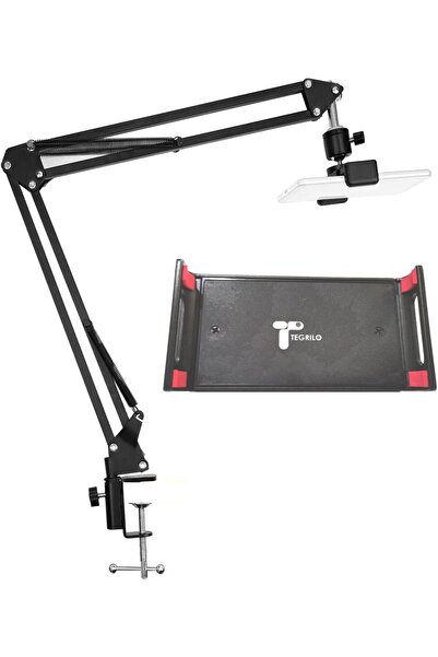 TEGRILO حامل الهاتف والكمبيوتر اللوحي 360 درجة قابل للتعديل حامل كسول ل iPhone 14/14 Pro 13/13 Pro Max 12 mi