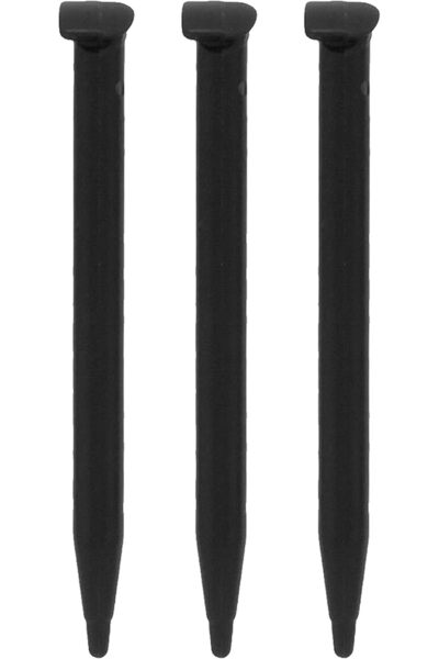 Other مجموعة أقلام ستايلس من 3 قطع لجهاز نينتندو 2DS XL (أسود) - GorillaPlanet