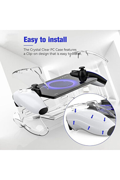 Mercaton Protective case for Sony PlayStation Portal console, Polycarbonate, Anti-Scratch, Anti-Sho