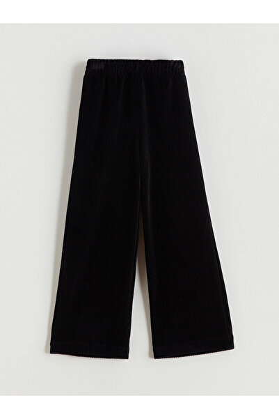 LC Waikiki Vizyon New Season Elastic Waist Girls' Velvet Sweatpants