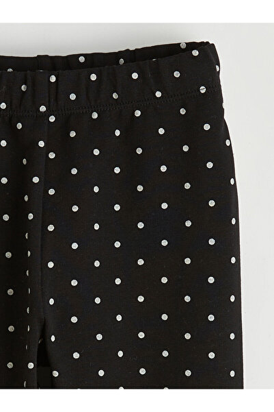 LC Waikiki Vizyon New Season Elastic Waist Polka Dot Girls' Leggings