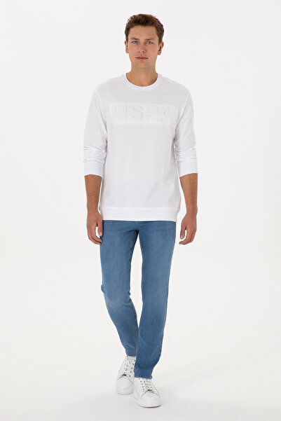 U.S. Polo Assn.  Erkek Açık Mavi Slim Fit Jean Pantolon 50316553-DN0021