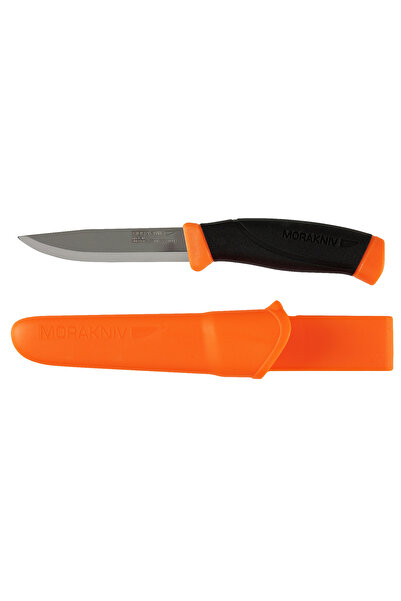 Other Mora Companion Stainless Steel Knife with Sheath - Orange