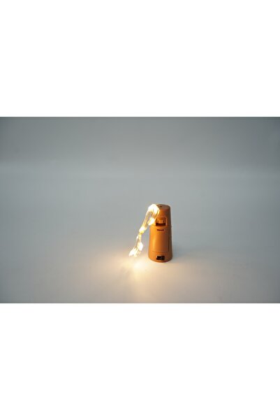 Flippy Christmas lights, 1 m, 10 warm white LEDs, battery, copper wire, linear, indoor/outdoor,