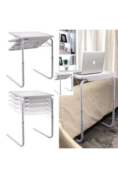Generic طاولة Table Mate II القابلة للطي والحمل (للدراسة، العشاء، الكمبيوتر المحمول)