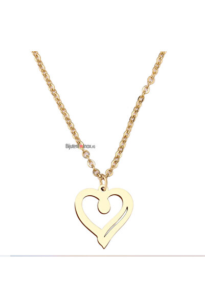 KEVSA Jewelry Stainless Steel Necklace “Delicate Heart” – LPD588
