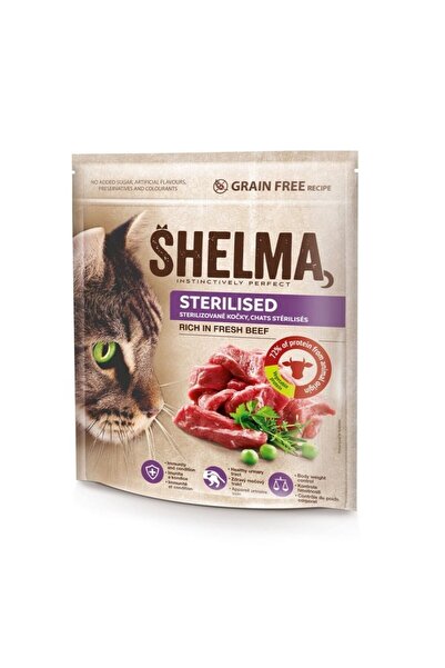 Other Hrană uscată SHELMA cu carne de vită pentru pisici sterilizate. 8 kg