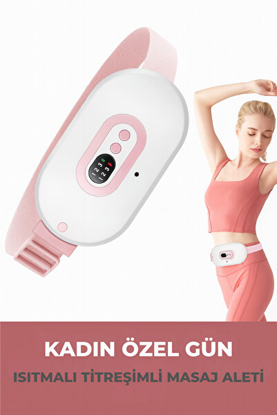 Arfseb Bel ve Karın Yağ Yakma Özellikli Isıtmalı ve Titreşimli Kadın Regl Masaj Kemeri