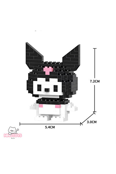 NinoToys Bricks Sevimli Karakterler 3D Yapboz Kuromi