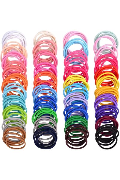 Margoun 100 pcs Hair Ties Elastic Hair Bands Ponytail