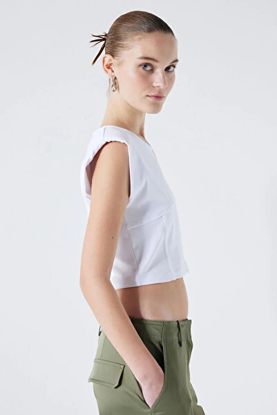 İpekyol Kadın T-Shirt - Beyaz