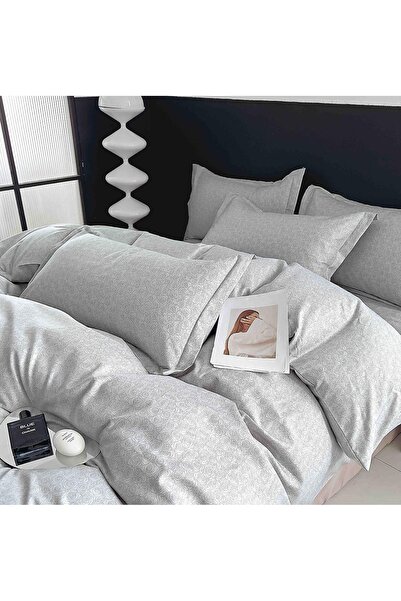 OEM Lenjerie de Pat Dublu, Țesătură tip Finet, 6 piese