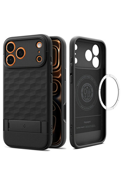 Spigen iPhone 17 Pro Max Case Caseology Parallax "S" MagSafe, black