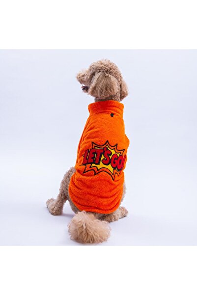 Pawstar Turuncu Doha Go! Urban Moods Peluş Orta Büyük Irklar Köpek Kıyafeti Köpek Sweati