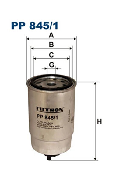 Filtron Filtru combustibil BELARUS Series 1000 2004-2013 PP 845 1
