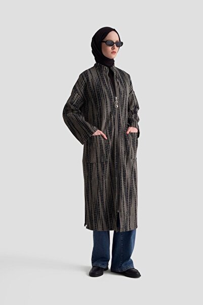 Armine TREND Self-Patterned, Glittery, Detailed, Zippered, Pocketed, Black Clothing 25Kt547