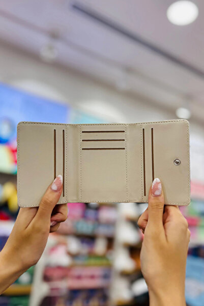 Miniso Sevimli Kedi Serisi Üç Katlı Kadın Cüzdanı (Açık Mor)