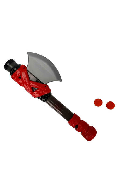 Zapp Toys Balta Şekilli 6 Mermili Sünger Top Atan Silah 39 cm