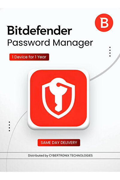 BITDEFENDER Password Manager | 1 Device for 1 Year | Digital License | SAME DAY DELIVERY