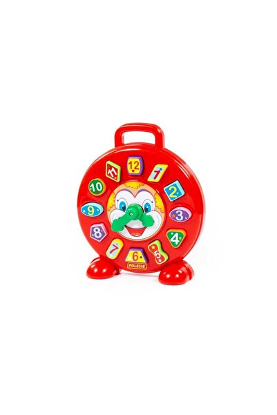 Polesie Educational Clock with Shapes - Clown, 26x7x30 cm,