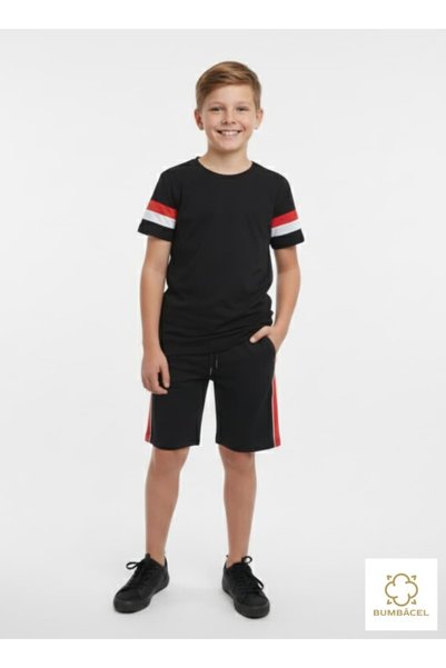 Bumbăcel Set tricou si pantaloni scurți pentru băieți