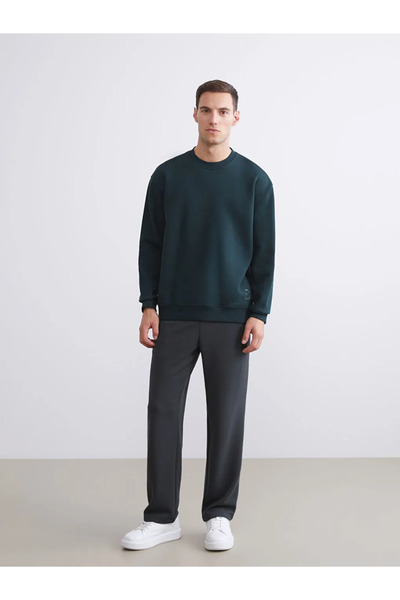 LC Waikiki طاقم الرقبة طويلة الأكمام الرجال البلوز سميكة