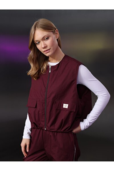 COLORDS Women's Zippered Bomber Vest