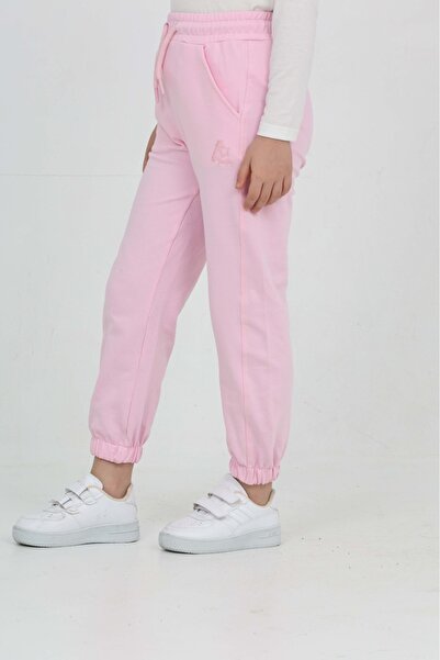 Toontoy Girl's Tonaton Embroidered Tracksuit Bottom