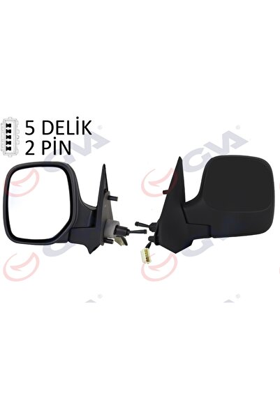 GVA DIŞ DİKİZ AYNASI SOL BERLINGO-PARTNER 97 MEKANİK ISITMALI KONVEKS 2 FİŞ V...