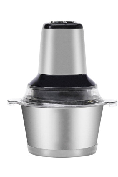 Generic مفرمة لحم كهربائية سعة 3 لتر - معالج طعام من الفولاذ المقاوم للصدأ بسرعتين للمطبخ والمطاعم