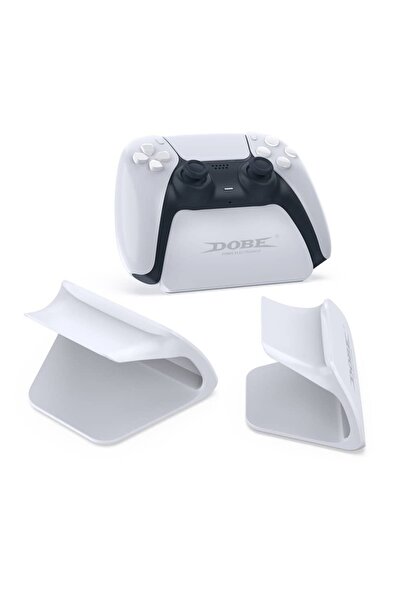 Dobe Suport Pentru Controller Si Cablu De Incarcare Pentru Playstation 5, Alb