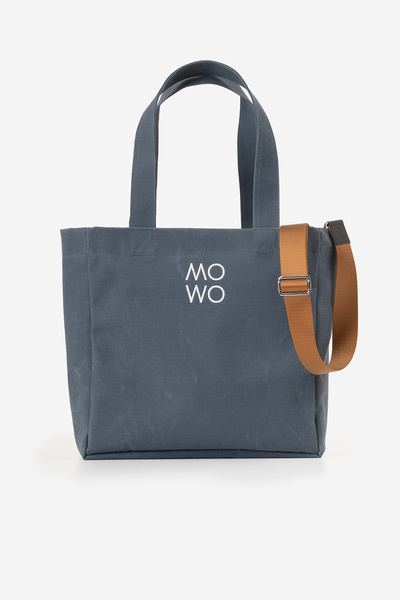 MOWO Mumlu Canvas Midi Tote Bag Kadın Çantası DENIM