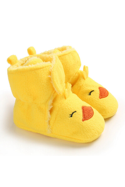 BebeNou Yellow Booties - Chick MBB220-1-c1.3-6 months
