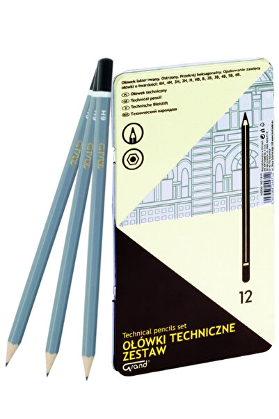 Other Set creioane tehnice Grand /12 buc/ Cutie metalică 160-1619