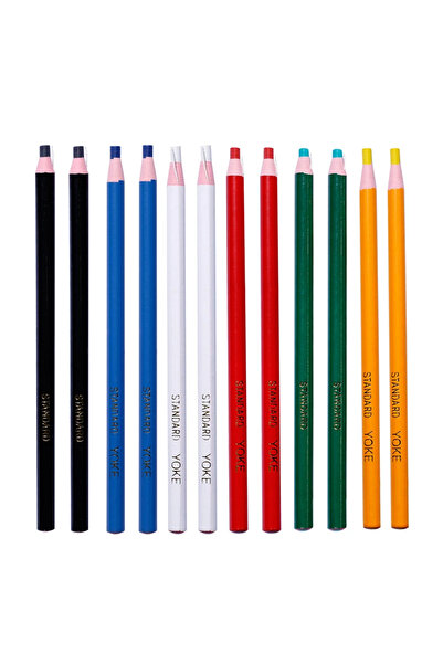 Choice 12 قطعة أقلام تحديد الأقمشة متعددة الاستخدامات، أقلام طباشير الخياطة ل...