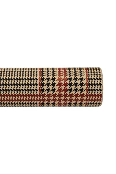 REX Red striped tartan gift wrapping paper
