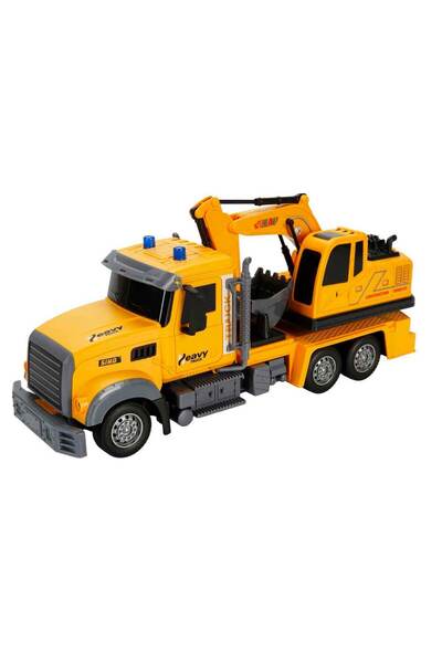 Sunman 1:12 Sesli ve Işıklı USB Şarjlı Uzaktan Kumandalı İş Makinesi 35 cm