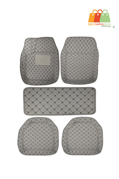 Generic مجموعة سجادات أرضية سيارة عالمية مقاومة للماء - متينة، سهلة التنظيف، مضادة للانزلاق، خالية من الروائح، وصديقة للبيئة