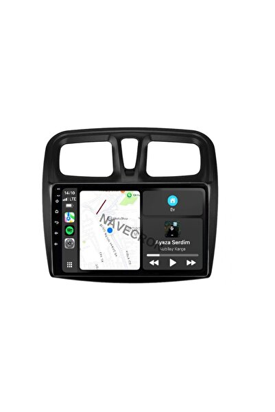 NAVECRON RENAULT SYMBOL 2013+ 9" UYUMLU ANDROID MULTİMEDYA GERÇEK 2/32 KABLOS...