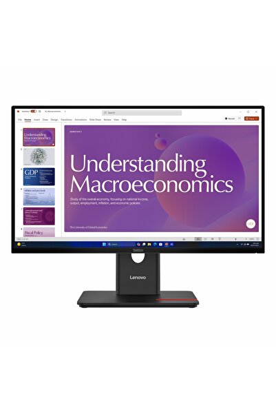 LENOVO ThinkVision T24D-40 64B9GAT1TK 23.8" 120Hz 4Ms HDMI+DP+USB-C+RJ45 Full...