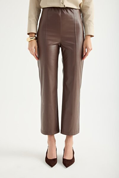 Masha Kate Faux Leather Trousers
