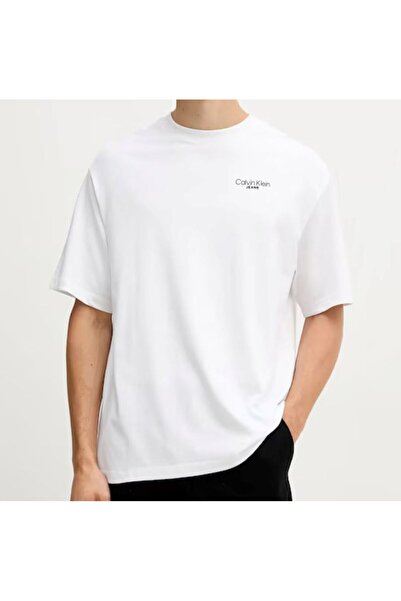 Calvin Klein Tricou cu logo imprimat pe spate