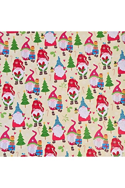 REX Matte gift wrapping paper, Santa Claus with heart, warm holiday spirit, 200x70 cm