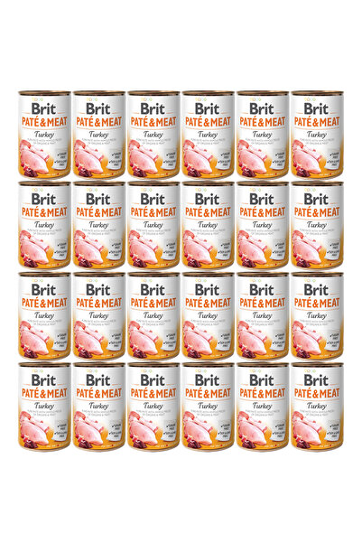 Other BRIT Paté & Meat Curcan - hrană umedă pentru câini - 24x400g