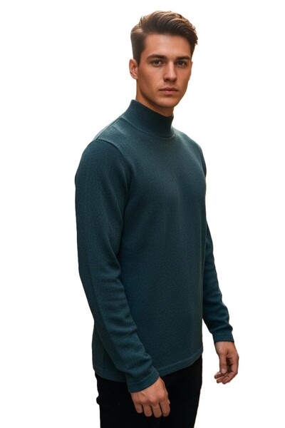 lacaton Men's Half Fisherman Long Sleeve Regular Size Sweatshirt